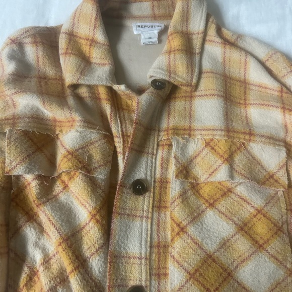 For The Republic Yellow and Orange Utility Jacket - Picture 13 of 13